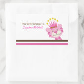 Sticker de plaque de livre sur mesure Queen of the (Sac)