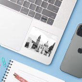 Sticker De Plaza Moriones (Ordinateur portable avec iPhone)