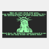 Sticker de Pleure Liberty (Devant)