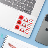 Sticker de plus de 18 ans (Ordinateur portable avec iPhone)
