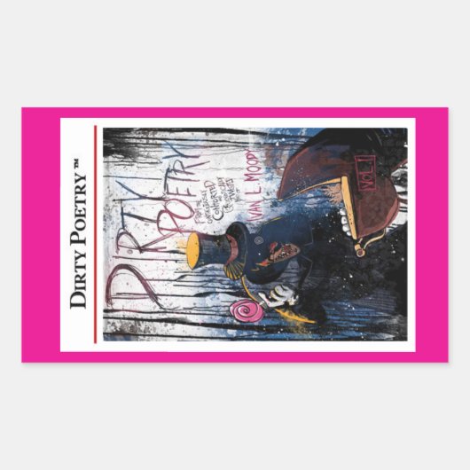 Sticker DE POÉSIE SALE (Devant)