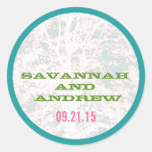 Sticker de polices de feuille de lecture de l'arbr (Devant)