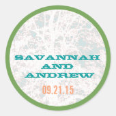 Sticker de polices de feuille de lecture de l'arbr (Devant)