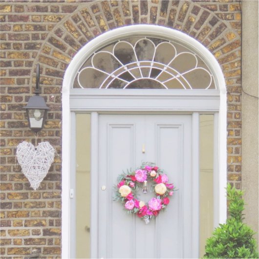 Sticker de porte de la Saint-Valentin (Recto)