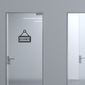 Sticker de porte ouverte/fermée