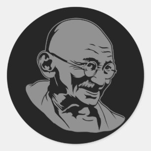 Sticker de portrait Mahatma Gandhi