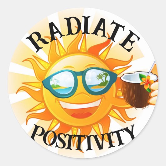 STICKER DE POSITIVITÉ RADIÉE (Devant)