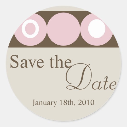 Sticker de préférence de l'enveloppe circulaire ré (Devant)