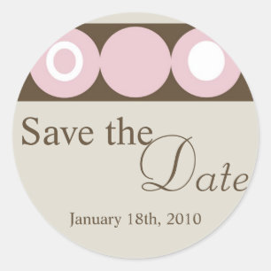 Sticker de préférence de l'enveloppe circulaire ré