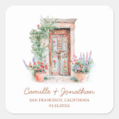 Sticker de préférence de mariage de destination ru (Devant)