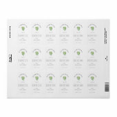 Sticker de préférence pour huile d'olive infusée p (Feuille entière)