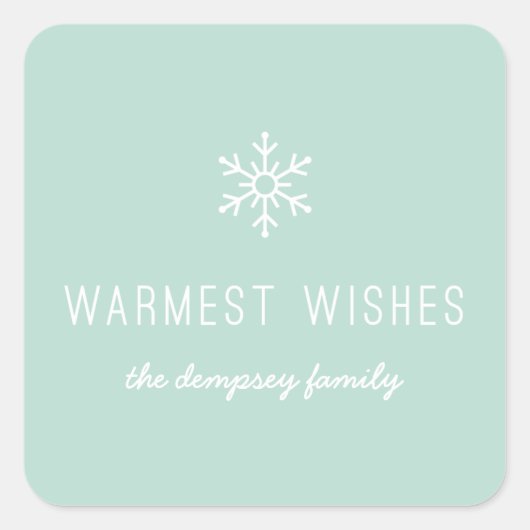 Sticker de première chute de neige - Monnaie (Devant)