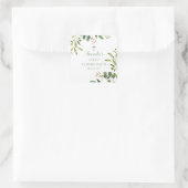 Sticker de première communion à feuilles vertes do (Sac)