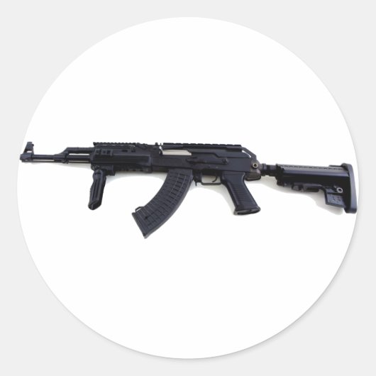 Sticker de profil gauche du fusil tactique AK47 (Devant)