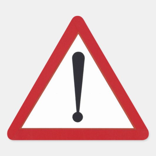 Sticker de prudence ! (Devant)