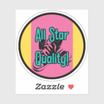 Sticker de qualité étoile