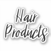 Sticker de rangement de produits pour cheveux (Devant)