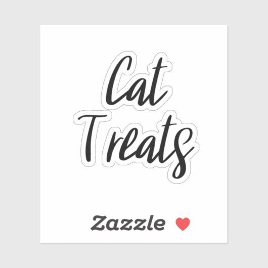 Sticker de rangement pour le traitement des chats (Feuille)