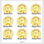 Sticker de récompense pour enseignant de nourritur (Feuille)