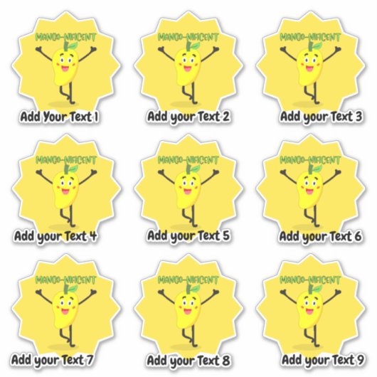 Sticker de récompense pour enseignant magnifique p (Devant)