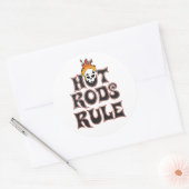 Sticker de règle 3" Hot Rods (Enveloppe)