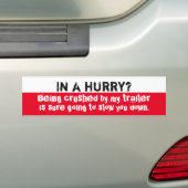 Sticker De Remorque - En Pressée ? (En voiture)
