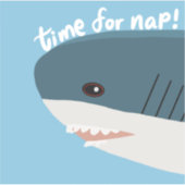 Sticker de requin Blahaj IKEA (Devant)