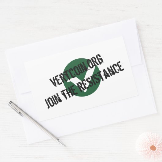 Sticker de résistance Vertcoin (Enveloppe)