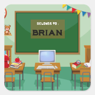 Sticker de retour à l'école personnalisé