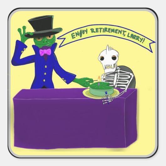 Sticker de retrait de la grenouille (Devant)