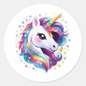 Sticker de rêve Unicorn (Devant)
