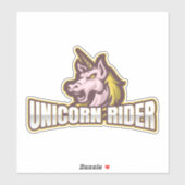 Sticker de Rider Unicorn (Feuille)