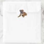 Sticker de salutation de Chien Chien Cochon Love (Sac)