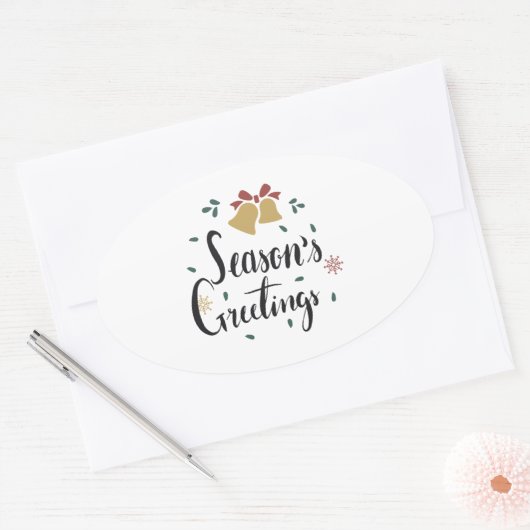 Sticker de salutations de saison (Enveloppe)