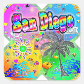 Sticker de San Diego Quadro Seasons (Devant)