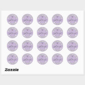Sticker De Script Élégant Fabriqué À La Main Avec  (Feuille)