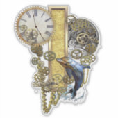 Sticker de sculpture Steampunk Capital I (Devant)