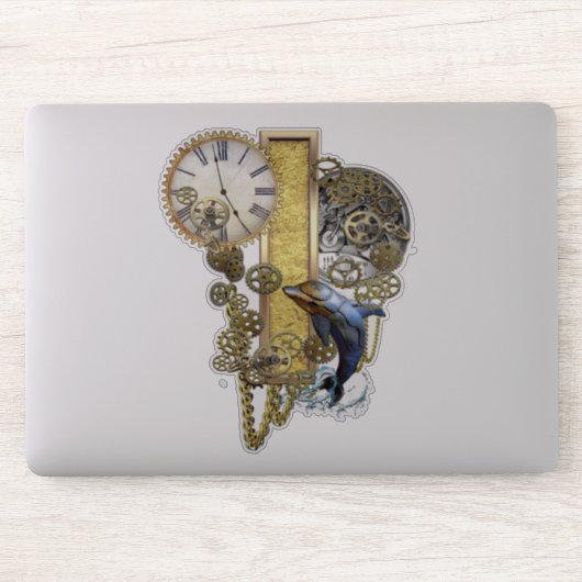 Sticker de sculpture Steampunk Capital I (Ordinateur)