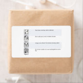 Sticker de sécurité aux bougies (En situation)