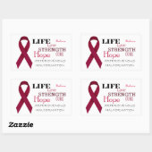 Sticker de sensibilisation aux malformations artér (Feuille)