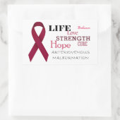 Sticker de sensibilisation aux malformations artér (Sac)