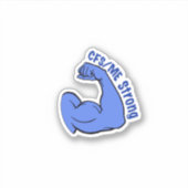 Sticker de sensibilisation et de soutien aux malad (Devant)