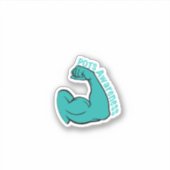 Sticker de sensibilisation et de soutien aux malad (Devant)