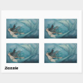 Sticker de sirène (Feuille)