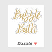 Sticker de stockage de bain bulle (Feuille)