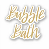 Sticker de stockage de bain bulle (Devant)