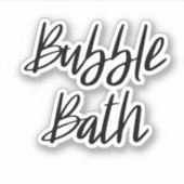 Sticker de stockage de bain bulle (Devant)
