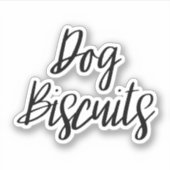 Sticker de stockage de biscuits de chien (Devant)