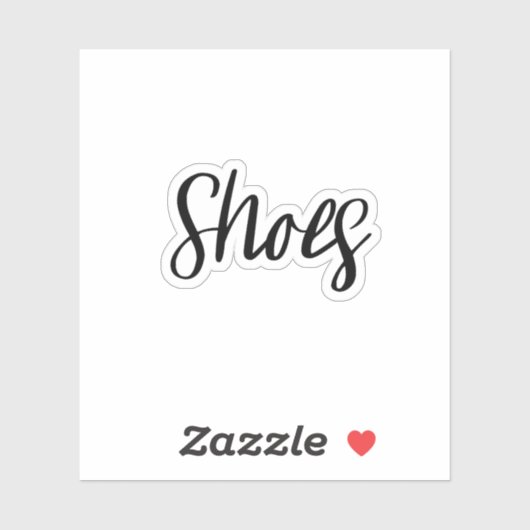 Sticker de stockage de chaussures (Feuille)