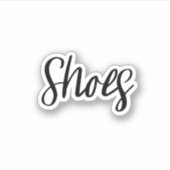 Sticker de stockage de chaussures (Devant)